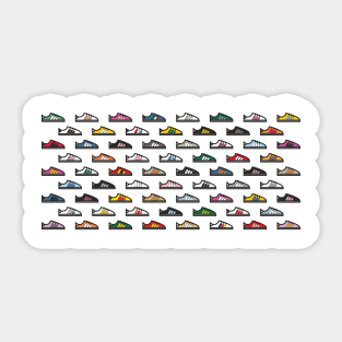 sneaker heads pattern Sticker